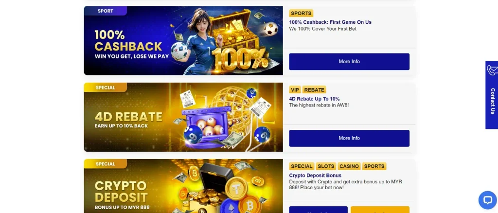 AW8 Welcome Bonus for New Users